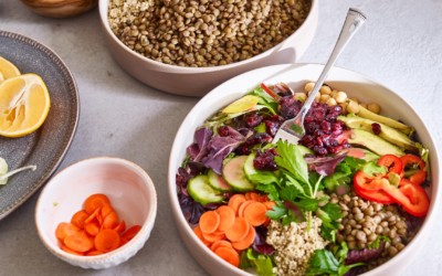 Lentil Quinoa Salad Bowl