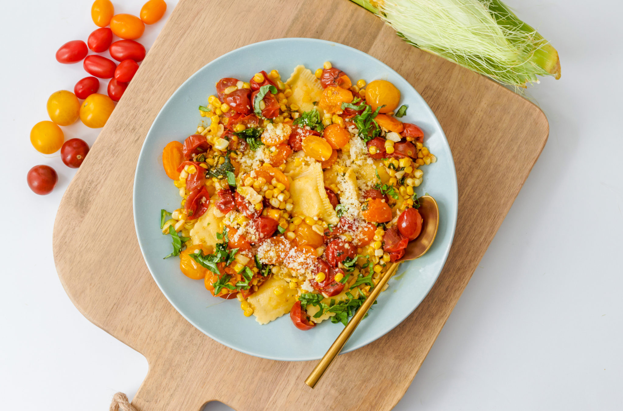 Summer ravioli
