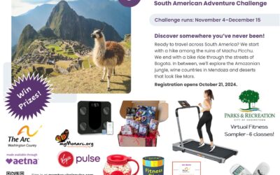 South American Adventure Challenge Starts November 4!